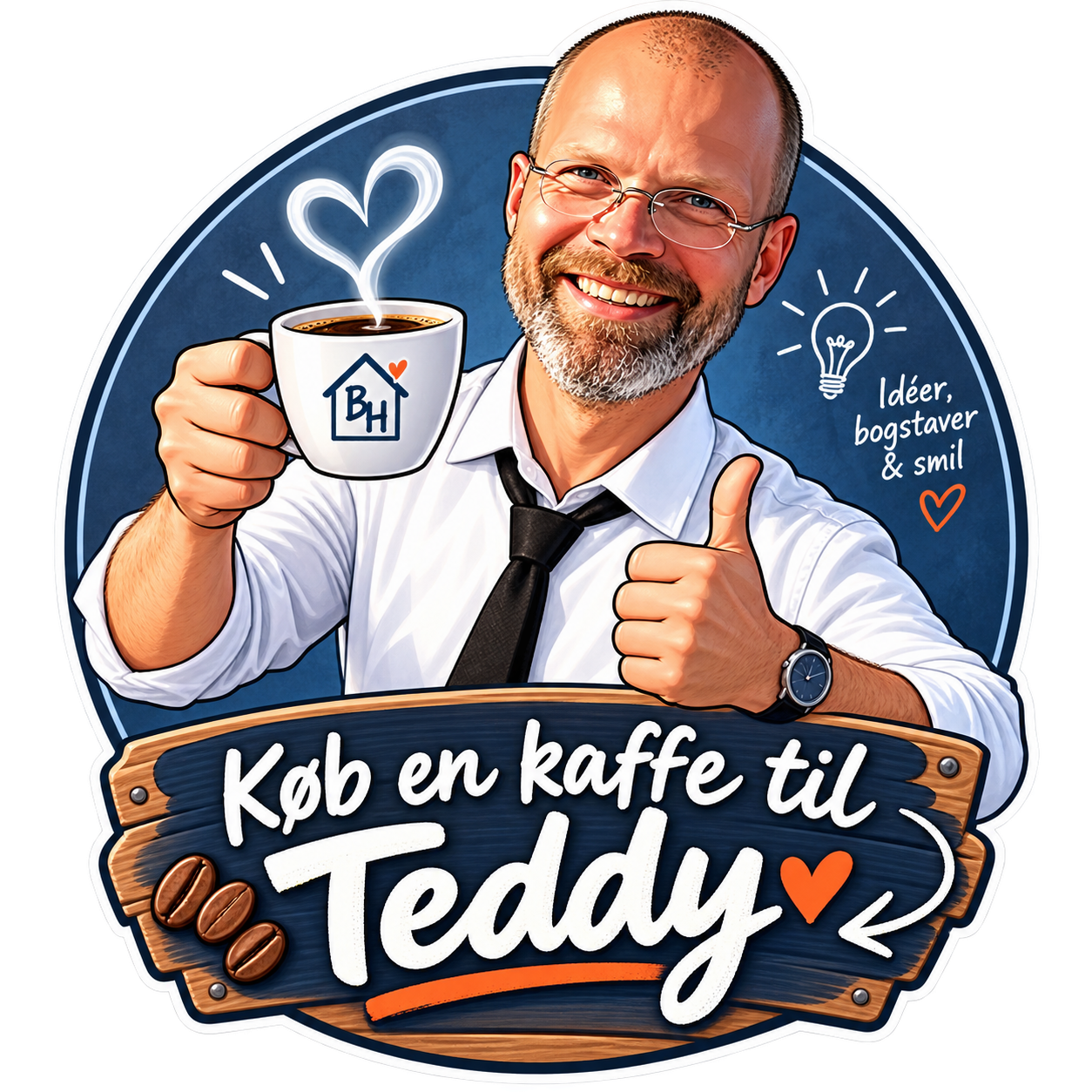 Køb en kaffe til Teddy